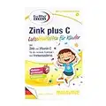 Zink und Vitamin C Lutschtabletten für Kinder | Vegetarische Nahrungsergänzung zur Unterstützung des Immunsystems | Optimal für Kinder ab 4 Jahren | EuRho® Vital – Made in Germany | 60 Tabletten