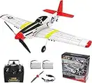 OKSTENCK Remote Control Aircraft Plane, 4-CH RC Plane with 3 Modes Easy to Control One-Key U-Turn Easy Control for Adults Kids