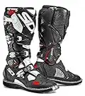 Sidi Sidi Crossfire 2 Botas para Motocicleta, Negro/Blanco, 42