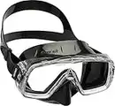 Cressi Sirena Black Scuba Diving and Snorkeling Mask - Black