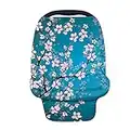 Jeiento Plum Blossom - Funda protectora para asiento de coche para bebés, cubierta protectora transpirable para sillas altas, elástica de poliéster suave