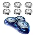 HQ8 Replacement Heads for Philips Norelco Aquatec Shavers, Razor Blades for PT720 AT880 AT810 Heads, HQ8 Blades, 6-Pack