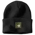 Carhartt Knit Shamrock Patch Beanie Bonnet, Black, OFA Mixte