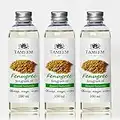 Huile de Fenugrec Naturelle 100ml X 3pcs | Huile Pure & Naturelle Pressée à Froid | Anti-rides Restaure les Peaux Sèches | Tonifie & Augmente Poitrine et Fesses | Limite Chute des Cheveux & Calvitie