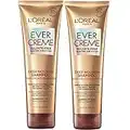 L'Oreal Paris EverCreme Sulfate Free Shampoo and Conditioner Kit for Dry Hair, Triple Action Hydration for Dry, Brittle or Color Treated Hair, with Apricot Oil, 8.5 Ounce, Set of 2