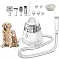 INSE Pet Grooming Vacuum, Dog Grooming Vacuum & Dog Grooming Kit Suction 99% Pet Hair, Large Dust Cup Pet Hair Vacuum with Clipper for Dogs, 5 Pet Grooming Tools for Shedding Pet Hair