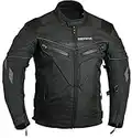 Veste de Moto rembourrée à la Colonne vertébrale Imperméable à l'eau, L - Noir