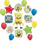 Sponge bob Party Supplies Soak It Up Birthday Balloon Bouquet Decorations