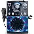 Singing Machine SML385BTBK Karaoke System with LED Disco Lights, CD+G, and Microphone, Black