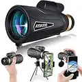 Gifts for Men Dad Him Husband - AYRAVIIO 14×65 Monocular Telescope with Smartphone Holder & Tripod, High Power HD Scope Monocular for Adults Kids, Hunting Gear for Bird Watching/Stargazing/Camping