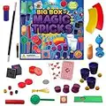 3 Bees & Me Deluxe Magic Kit Set with Toy Wand & 75 Magic Tricks for Kids - Best Age 6 7 8 9 10 11 12