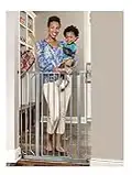 Regalo Easy Step Extra Tall Walk Thru Baby Gate, Bonus Kit, Includes 4-Inch Extension Kit, 4 Pack of Pressure Mount Kit and 4 Pack of Wall Mount Kit, Platinum