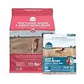 Open Farm Freeze Dried Raw Surf and Turf 3.5 oz & Ancient Grains Wild-Caught Salmon Dry Dog Food 4.5 lbs, Bundle