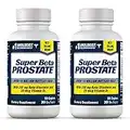 New Vitality Super Beta Prostate Support Supplement for Men's Health - Reduce Bathroom Trips Day & Night, Promote Sleep, Better Bladder Emptying & Healthy Prostate, Beta Sitosterol (120ct, 2 Bottle)