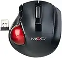 Mod-it Ratones - Ratón inalambrico: Mouse inalámbrico con Bola de Seguimiento láser, 5 Botones y Rueda de Desplazamiento, 1200 PPP (Ordenador Personal Ratón)