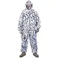 Huenco Extérieur Camo 3D Neige Sauvage Fermeture Éclair Ghillie Costume Pour Paintball Airsoft Chasse Faune Photographie