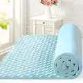 Zinus Swirl Surmatelas Mousse à Mémoire de Forme et en Gel Refroidissant | Bonne Circulation de l’Air | Soulagement des Tensions | 160 x 200 cm | Certifié OEKO-TEX | pour Matelas, Lit et Canapé