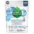 Seventh Generation Free and Clear Natural Dishwasher Pod Pack 20 Count