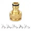 SBYMX 1 pcs Plug Connector, Plug Connector, Hose Plug 1/2 and 3/4 Thread Plug Connector, with Rubber Seals, Used for Watering Vegetable Gardens, Gardens and lawns