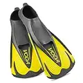 Phantom Aquatics Voda Full Fuß Schnorcheln Swim Fin, schwarz/gelb, US (7–8)/EU (40–41)