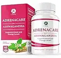 1 Body Adrenacare Supplement with Ashwagandha - Mood, Focus and Energy Support Supplement for Men and Women - 60 Vegan Capsules