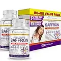 100% Pure Saffron Extract Natural Appetite Suppressant for Healthy Weight Loss-Metabolism Booster-Appetite Suppression Diet Pills That Work for Women Men-Hunger Craving Control Supplement-Value Pack