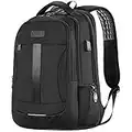 Laptop Backpack, Anti-Theft Business Travel Work Computer Rucksack with USB Charging Port, Large Lightweight College High School Bag for Boy Men Women (15.6inch)