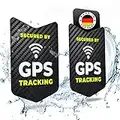 tagplus® Premium GPS Tracker Fahrrad Aufkleber [2 STK.] mit bombenfester Klebekraft für maximalen Diebstahlschutz inkl. Anleitung I Aufkleber Fahrrad wetterbeständig & klimaneutral Made in Germany