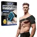 QQOLi Shoulder Brace, Adjustable Breathable Immobilizer for Torn Rotator Cuff, AC Joint Pain Relief, Injuries & Tears, Arm for Men & Women