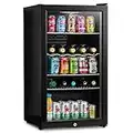 Subcold Super85 LED - Under-Counter Fridge | 85L Beer, Wine & Drinks Fridge | LED Light + Lock and Key | Energy Efficient (Black, 85L)…