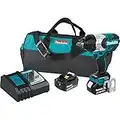 Makita XWT08T 18V LXT® Lithium-Ion Brushless Cordless High-Torque 1/2" Sq. Drive Impact Wrench Kit w/Friction Ring Anvil (5.0Ah)