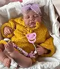 Zero pam Reborn Dolls Girls 20 Inch Sleeping Silicone Baby Doll That Look Real with Soft Cloth Body Realistic Newborn Babies Preemie