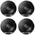 4 x Pioneer TS-G1620F 6.5-inch 2-Way Car Audio coaxial Speakers 6-1/2" with DiscountCentralOnline 25ft Speakers Wire