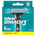 Gillette Mach3 Brand New Lames/cartouches 100% authentique – 8 lames