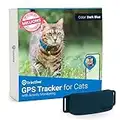 Tractive GPS Pet Tracker for Cats - Waterproof, GPS Location & Smart Activity Tracker, Unlimited Range, Works with Any Collar (Dark Blue)