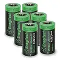 CR123A 3V Lithium Battery, 6 Pack 1600mAh CR123A Disposable Batteries for Alarm System Polaroid Camera Torch Remote Toys - Non-Rechargeable