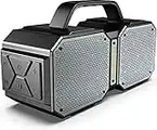 Bluetooth Speakers,BUGANI M83 Speaker IPX6 Waterproof Portable LargeWireless Speaker,Bluetooth 5.2,50W Big Power, 24H Playtime,Suitable for Family Gatherings and Outdoor Bluetooth Speaker Black