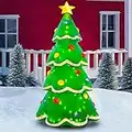 Vanthylit Christmas Inflatables Tree, 7FT Blow up Christmas Yard Decorations with Bright Warm White 200LED Christmas Outdoor Decoration for Yard Holiday Indoor and Garden Use