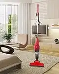 Belaco All in 1 corded Upright Vacuum Cleaner Red 700W handheld stick bagless vacuum cleaner, High Efficiency, Crevice attachment,HEPA Filter