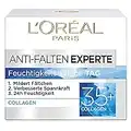 L'Oréal Paris Feuchtigkeitspflege für das Gesicht, Pflegende Anti-Aging Creme mit Kollagen Biosphären, Mildert Fältchen und spendet 24H Feuchtigkeit, Anti-Falten Experte 35+, 1 x 50ml