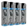 4 x AAB Spray de Aire Comprimido 400ml para Limpiar Teclados, Ordenadores, Copiadoras, Cámaras, Impresoras y Otros Equipos Eléctricos, Efectividad Limpieza sin CFC's, Eliminación de Polvo