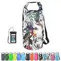 OMGear Waterproof Dry Bag Backpack Waterproof Phone Pouch 40L/30L/20L/10L/5L Floating Dry Sack for Kayaking Boating Sailing Canoeing Rafting Hiking Camping Outdoors Activities (camouflage1, 10L)