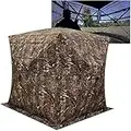 CROSS MARS Portable 2-3 Person 270 Degree See Through Ground Camouflage Pop Up Ground Camouflage Turky Deer Hunting Blind Tent