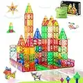 Magnet Toys for 3 Year Old Boys and Girls Magnetic Tiles Building Blocks STEM Learning Toys Montessori Toys for Toddlers Kids