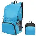 Diealles Shine Zaino da Escursionismo Pieghevole da 25L, Zaino Pieghevole Impermeabile Leggero, Zaino da Unisex da Trekking Daypack Zaino da Viaggio per Il Campeggio Escursionismo Ciclismo (Blu)