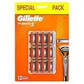 Gilette Fusion5 Razor 12 Blades for Men