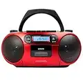 RADIO CD-CASETE AIWA BOOMBOX BBTC-550MG ROJO CASETE/CD/USB/BT/MP3/FM PLL/AUX IN 3.5MM/2X3W BBTC-550RD