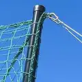 Ultimate Archery Netting Poles [Pack of 2] - Secure Archery Backstop & Safety Nets [Net World Sports]