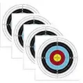 Archery Target Face, Archery Targets,40x40cm Full Ring Arrow Bow Shooting Practice Archery Target Paper,40 sheets of archery target paper, used for adult and children's archery target hunting practice