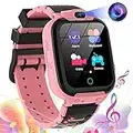 Vannico Kids Smart Watch, Smart Watch for Kids with HD Camera 16 Games Video, Alarm Music Smartwatch Toys for Girls & Boys 4-12Y Childrens Birthday Gifts,Pink